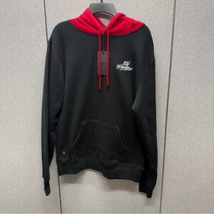 100 Thieves Mens Red and Black Hoodie